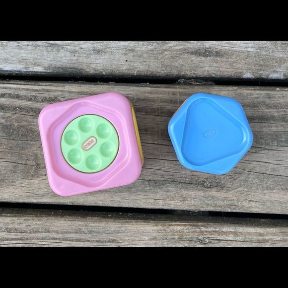 TOLO STACKABLE ACTIVITY SHAPES REPLACEMENT BLOCKS 2 PIECES - Picture 5 of 9